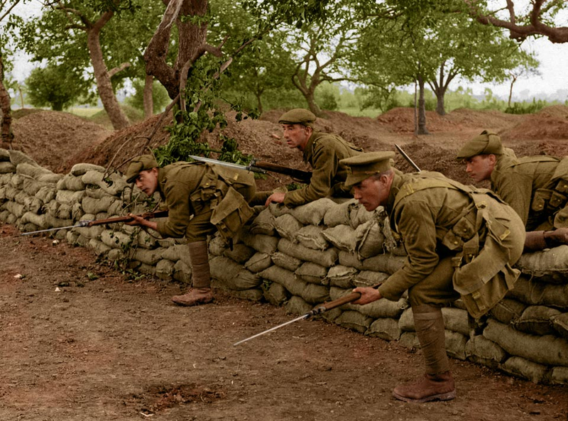 Illustration for article titled La Primera Guerra Mundial parece más cercana en fotos coloreadas